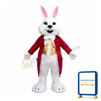 Adult Easter Bunny Mascot Costume