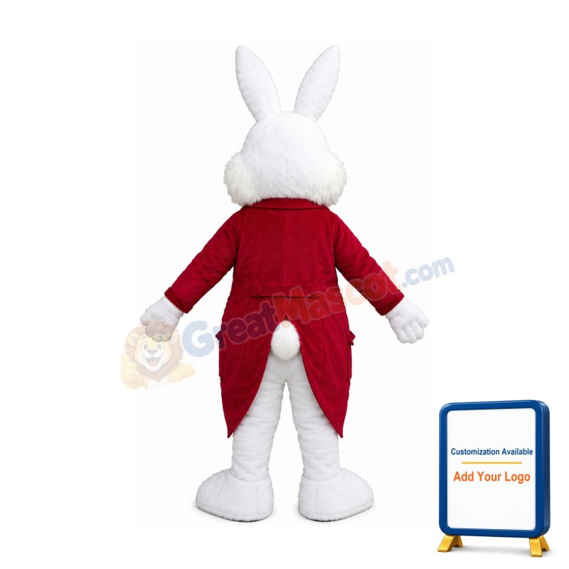 Adult Easter Bunny Mascot Costume