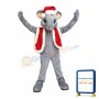 Lovely Christmas Mouse Mascot Costume