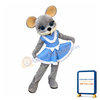 Beautiful Female Mouse Mascot Costume