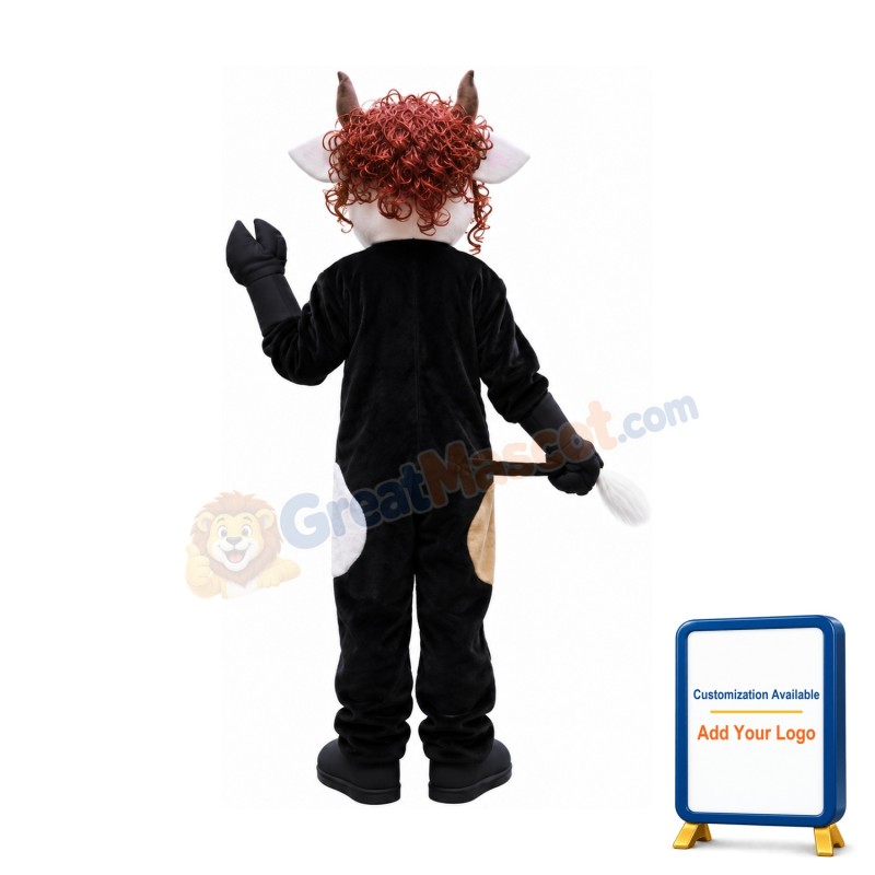 Fashion Cow Mascot Costume