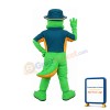 Happy Crocodile Mascot Costume