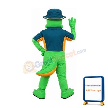 Happy Crocodile Mascot Costume