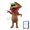 Frilled Neck Lizard Mascot Costume
