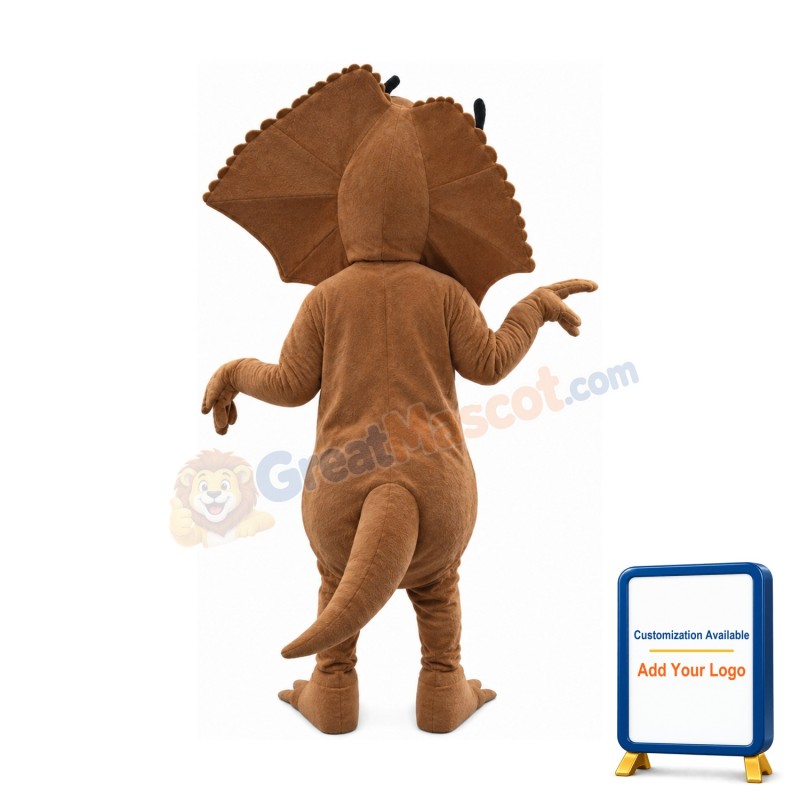 Frilled Neck Lizard Mascot Costume