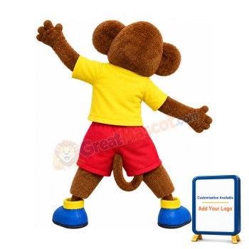 Happy Monkey Mascot Costume