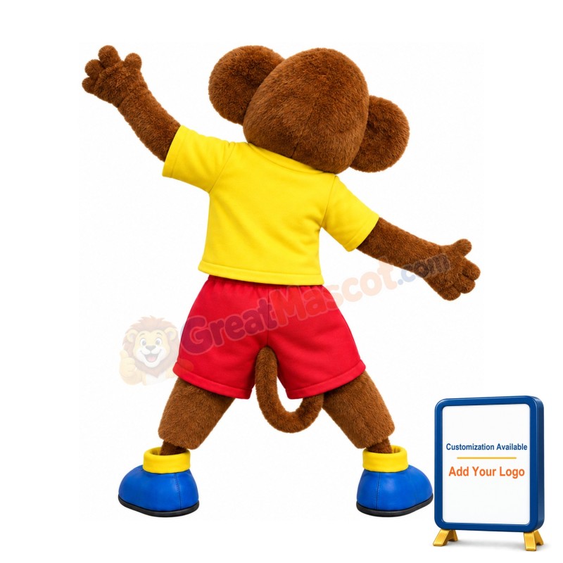 Happy Monkey Mascot Costume