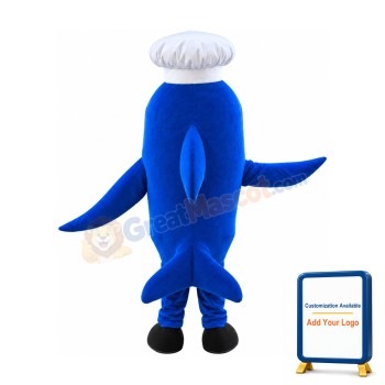 Chef Dolphin Mascot Costume