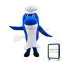 Affordable Chef Dolphin Mascot Costume