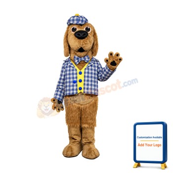 Brown Dog Mascot Costume