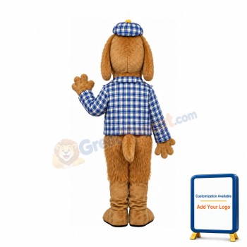 Brown Dog Mascot Costume