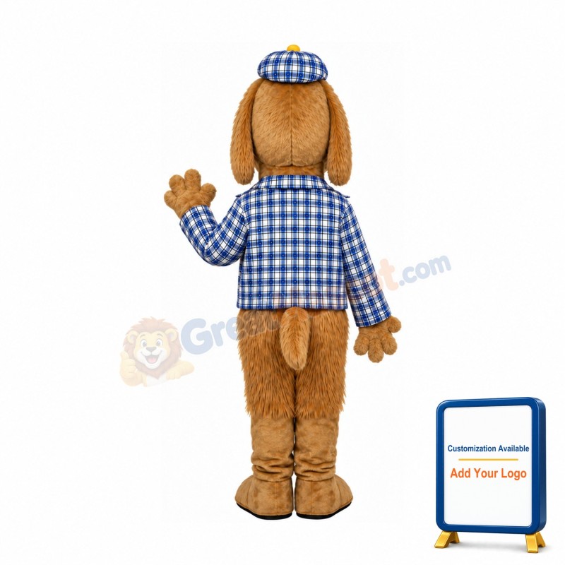 Brown Dog Mascot Costume
