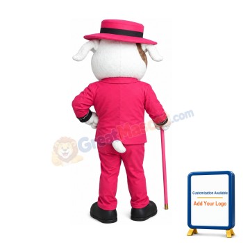 Gentleman's Bulldog Mascot Costume