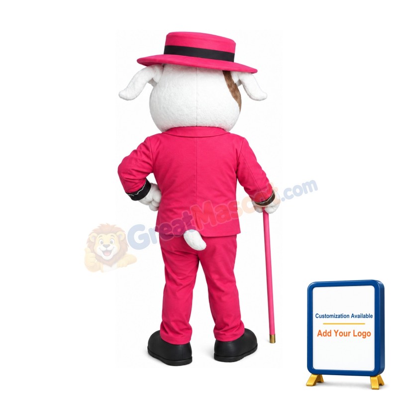 Gentleman's Bulldog Mascot Costume