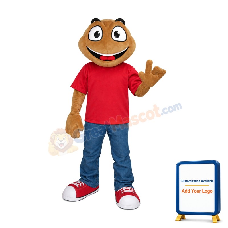 College Frog Mascot Costume