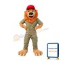 Friendly Lion Mascot Costume