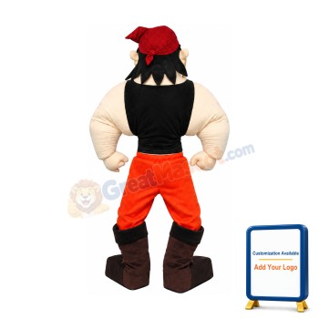 Power Pirate Mascot Costume