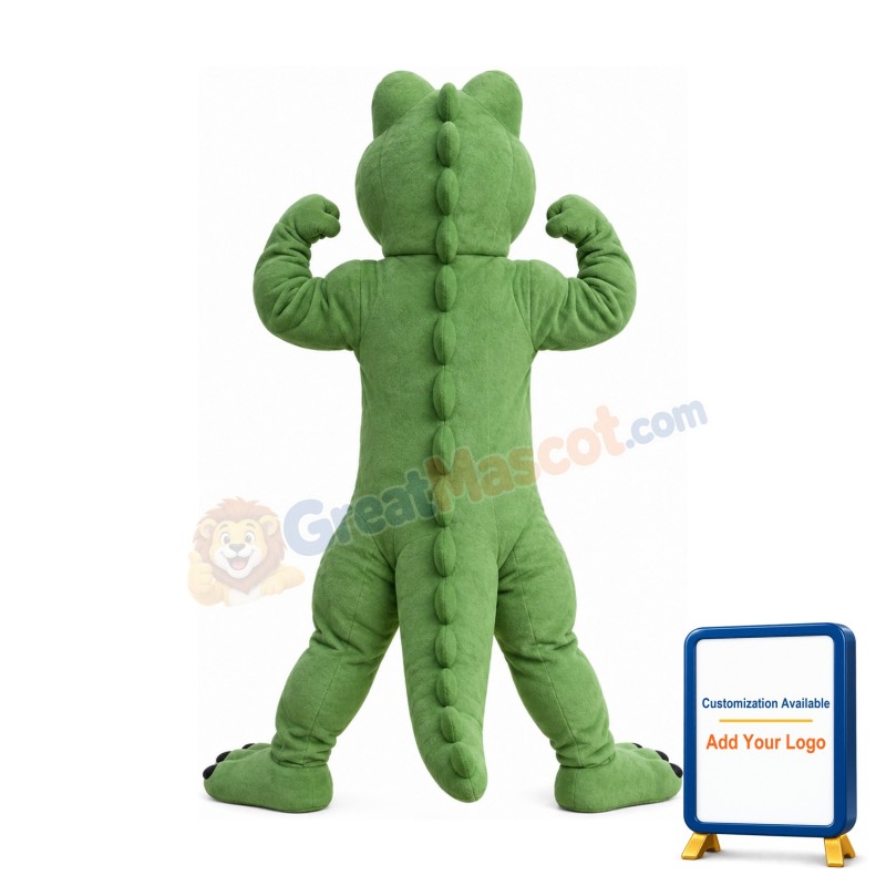 Power Friendly Crocodile Mascot Costume