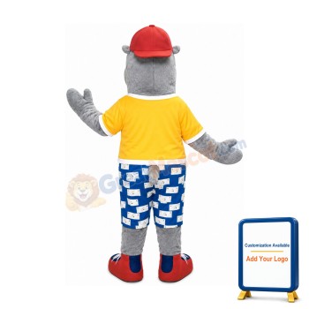 College Dolphin Mascot Costume