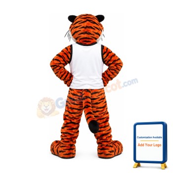 Friendly Lightweight Tiger Mascot Costume
