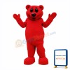 Red Teddy Bear Mascot Costume