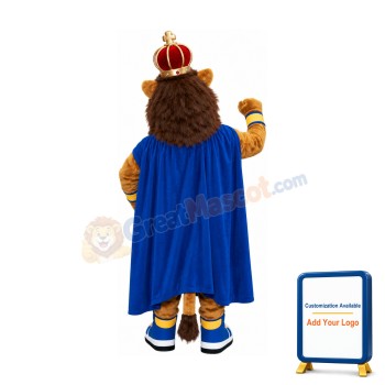 Power Muscular King Lion Mascot Costume
