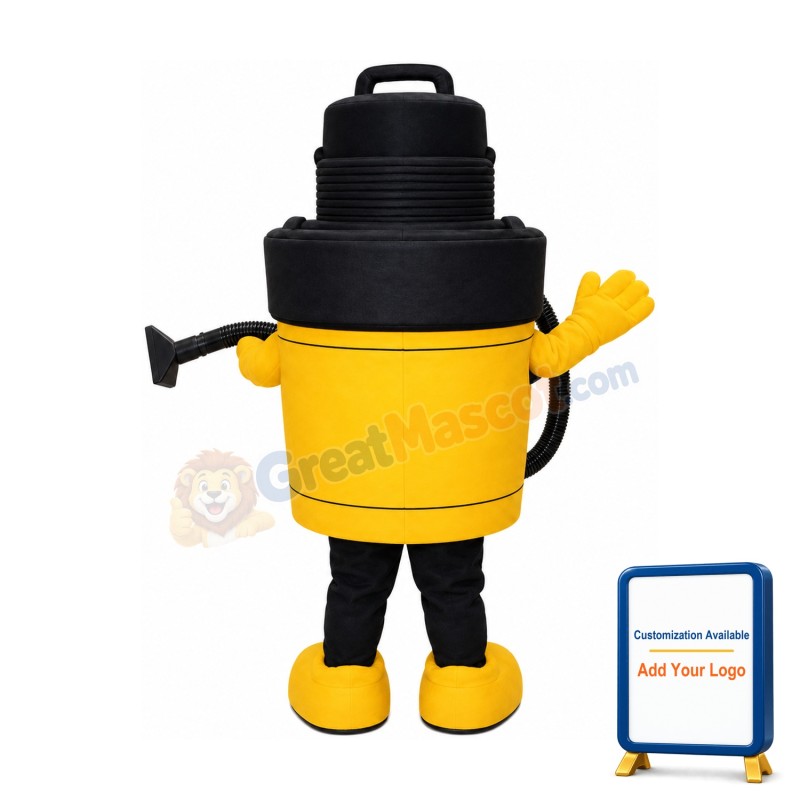 Happy Vacuum Cleaner Mascot Costume