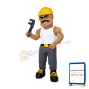 Power Builder Mascot Costume