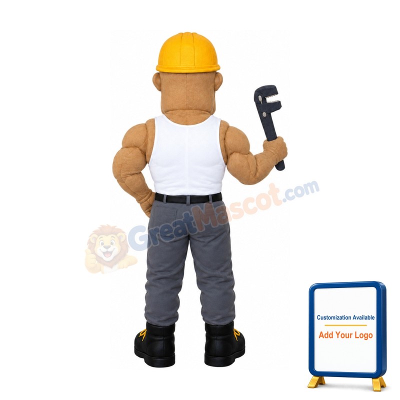 Power Builder Mascot Costume