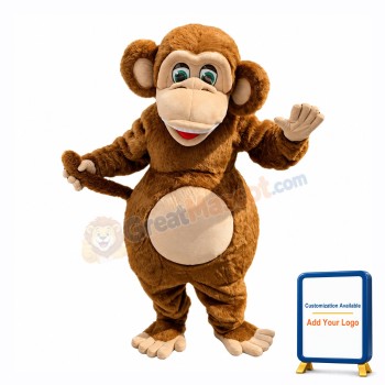 Realistic Monkey Mascot Costume