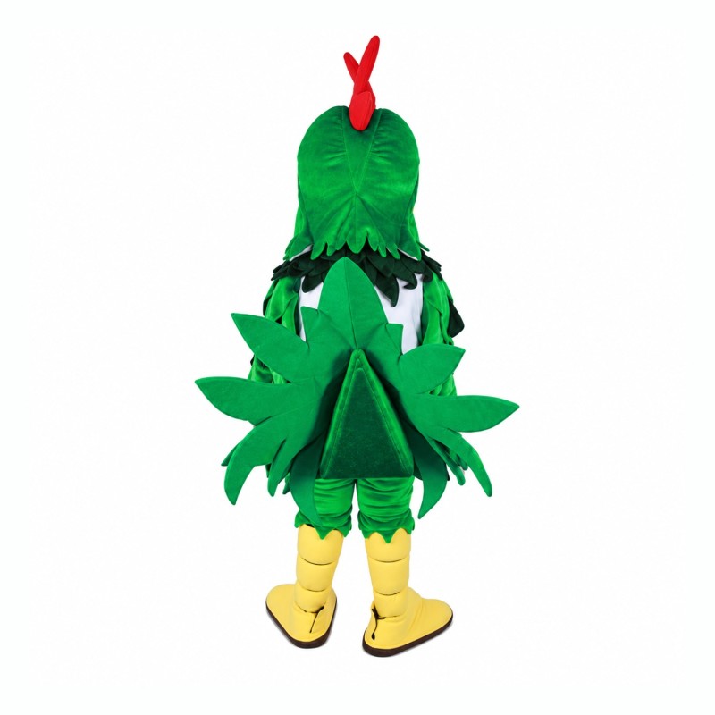 Green Chicken Mascot Costume