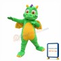 Green Dragon Mascot Costume