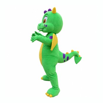 Green Dragon Mascot Costume