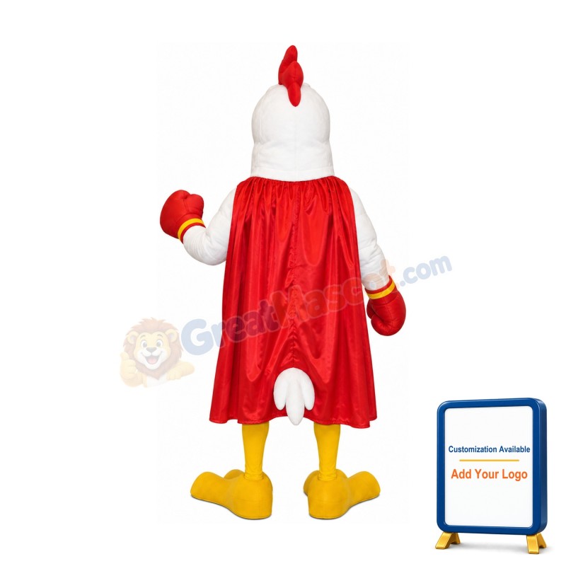Boxer Chicken Mascot Costume