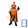 Friendly Spartan Knight Mascot Costume
