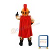 Friendly Spartan Knight Mascot Costume