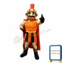 Friendly Spartan Knight Mascot Costume