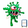 Green Monster Virus Mascot Costume