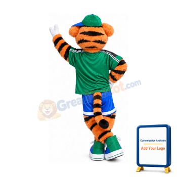 Young Sport Tiger Mascot Costume