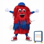 Car Wash Cleaning Brush Mascot Costume