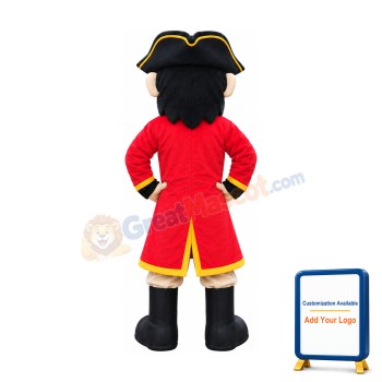 Lightweight Pirate Mascot Costume