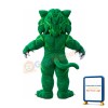 Fierce Green Wildcat Mascot Costume