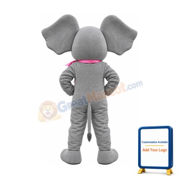 Lovely Realistic Elephant Mascot Costume