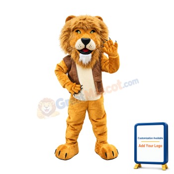 Realistic Lion Mascot Costume