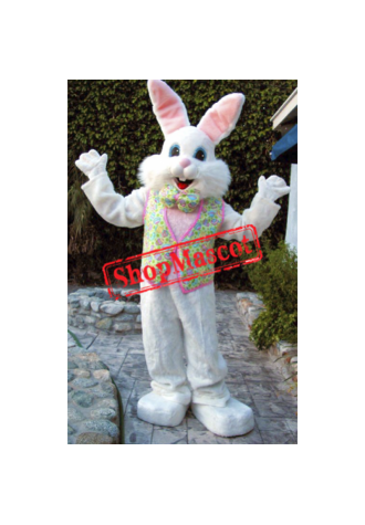 Happy Lightweight Easter Bunny Mascot Costume