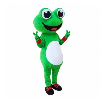 Cheap Cartoon Frog Mascot Costume