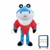Super Cute Blue Shark Mascot Costume