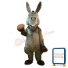 Lovely Lightweight Donkey Mascot Costume