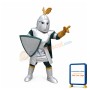 Sliver College Knight Mascot Costume