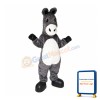 Gray Donkey Mascot Costume